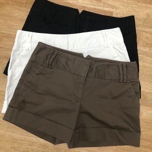 Bundle Express cuffed shorts size 6.